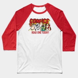 Comics Read One Today (Women Creators) Baseball T-Shirt